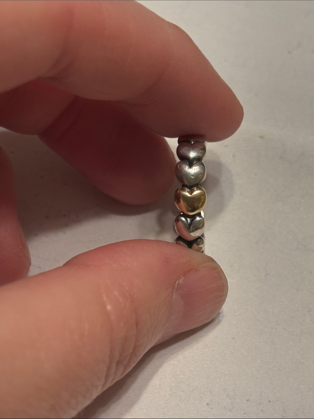 Pandora Heart Stack Ring ‘One True Love’ - Picture 2 of 5